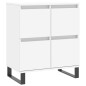 vidaXL Sideboards 2 Stk. Weiß Holzwerkstoff vidaXL Sideboards 2 Stk. Weiß Holzwerkstoff