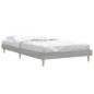 vidaXL Bettgestell Grau Sonoma 90x200 cm Holzwerkstoff vidaXL Bettgestell Grau Sonoma 90x200 cm Holzwerkstoff
