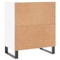 vidaXL Sideboards 2 Stk. Weiß Holzwerkstoff vidaXL Sideboards 2 Stk. Weiß Holzwerkstoff