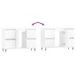vidaXL Badschrank Weiß 80x33x60 cm Holzwerkstoff vidaXL Badschrank Weiß 80x33x60 cm Holzwerkstoff