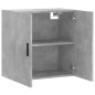 vidaXL Wandschrank Betongrau 60x31x60 cm Holzwerkstoff vidaXL Wandschrank Betongrau 60x31x60 cm Holzwerkstoff