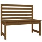 vidaXL Gartenbank Honigbraun 109 cm Massivholz Kiefer vidaXL Gartenbank Honigbraun 109 cm Massivholz Kiefer