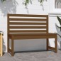 vidaXL Gartenbank Honigbraun 109 cm Massivholz Kiefer vidaXL Gartenbank Honigbraun 109 cm Massivholz Kiefer