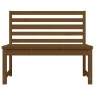 vidaXL Gartenbank Honigbraun 109 cm Massivholz Kiefer vidaXL Gartenbank Honigbraun 109 cm Massivholz Kiefer