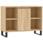 vidaXL Badschrank Sonoma-Eiche 80x33x60 cm Holzwerkstoff vidaXL Badschrank Sonoma-Eiche 80x33x60 cm Holzwerkstoff