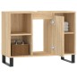 vidaXL Badschrank Sonoma-Eiche 80x33x60 cm Holzwerkstoff vidaXL Badschrank Sonoma-Eiche 80x33x60 cm Holzwerkstoff