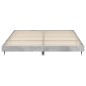 vidaXL Bettgestell Betongrau 160x200 cm Holzwerkstoff vidaXL Bettgestell Betongrau 160x200 cm Holzwerkstoff