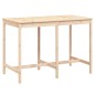 vidaXL Gartentisch 159,5x82,5x110 cm Massivholz Kiefer vidaXL Gartentisch 159,5x82,5x110 cm Massivholz Kiefer