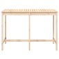 vidaXL Gartentisch 159,5x82,5x110 cm Massivholz Kiefer vidaXL Gartentisch 159,5x82,5x110 cm Massivholz Kiefer