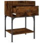 vidaXL Nachttisch Räuchereiche 40,5x31x60 cm Holzwerkstoff vidaXL Nachttisch Räuchereiche 40,5x31x60 cm Holzwerkstoff