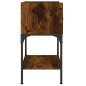 vidaXL Nachttisch Räuchereiche 40,5x31x60 cm Holzwerkstoff vidaXL Nachttisch Räuchereiche 40,5x31x60 cm Holzwerkstoff