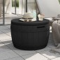 vidaXL 3-in-1 Gartenbox Schwarz Polypropylen vidaXL 3-in-1 Gartenbox Schwarz Polypropylen