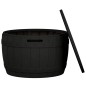 vidaXL 3-in-1 Gartenbox Schwarz Polypropylen vidaXL 3-in-1 Gartenbox Schwarz Polypropylen