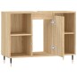 vidaXL Badschrank Sonoma-Eiche 80x33x60 cm Holzwerkstoff vidaXL Badschrank Sonoma-Eiche 80x33x60 cm Holzwerkstoff