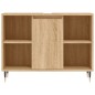 vidaXL Badschrank Sonoma-Eiche 80x33x60 cm Holzwerkstoff vidaXL Badschrank Sonoma-Eiche 80x33x60 cm Holzwerkstoff