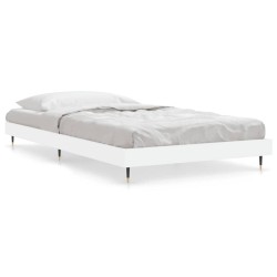 vidaXL Bettgestell Weiß 90x200 cm Holzwerkstoff