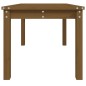 vidaXL Gartentisch Honigbraun 82,5x50,5x45 cm Massivholz Kiefer vidaXL Gartentisch Honigbraun 82,5x50,5x45 cm Massivholz Kiefer