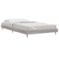 vidaXL Bettgestell Grau Sonoma 90x200 cm Holzwerkstoff vidaXL Bettgestell Grau Sonoma 90x200 cm Holzwerkstoff