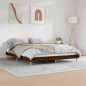vidaXL Bettgestell Braun Eichen-Optik 200x200 cm Holzwerkstoff vidaXL Bettgestell Braun Eichen-Optik 200x200 cm Holzwerkstoff