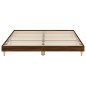 vidaXL Bettgestell Braun Eichen-Optik 200x200 cm Holzwerkstoff vidaXL Bettgestell Braun Eichen-Optik 200x200 cm Holzwerkstoff
