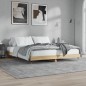 vidaXL Bettgestell Sonoma-Eiche 200x200 cm Holzwerkstoff vidaXL Bettgestell Sonoma-Eiche 200x200 cm Holzwerkstoff