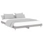 vidaXL Bettgestell Grau Sonoma 180x200 cm Holzwerkstoff vidaXL Bettgestell Grau Sonoma 180x200 cm Holzwerkstoff