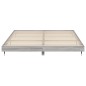 vidaXL Bettgestell Grau Sonoma 180x200 cm Holzwerkstoff vidaXL Bettgestell Grau Sonoma 180x200 cm Holzwerkstoff