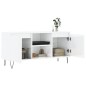 vidaXL TV-Schrank Hochglanz-Weiß 104x35x50 cm Holzwerkstoff vidaXL TV-Schrank Hochglanz-Weiß 104x35x50 cm Holzwerkstoff