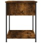 vidaXL Nachttisch Räuchereiche 44x45x58 cm Holzwerkstoff vidaXL Nachttisch Räuchereiche 44x45x58 cm Holzwerkstoff