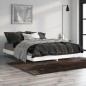 vidaXL Bettgestell Weiß 135x190 cm Holzwerkstoff vidaXL Bettgestell Weiß 135x190 cm Holzwerkstoff