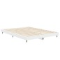 vidaXL Bettgestell Weiß 135x190 cm Holzwerkstoff vidaXL Bettgestell Weiß 135x190 cm Holzwerkstoff