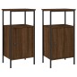 vidaXL Nachttische 2 Stk. Braun Eichen-Optik 41x31x80 cm Holzwerkstoff vidaXL Nachttische 2 Stk. Braun Eichen-Optik 41x31x80 cm Holzwerkstoff