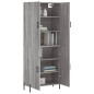 Highboard Grau Sonoma 69,5x34x180 cm Holzwerkstoff Highboard Grau Sonoma 69,5x34x180 cm Holzwerkstoff