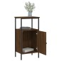 vidaXL Nachttische 2 Stk. Braun Eichen-Optik 41x31x80 cm Holzwerkstoff vidaXL Nachttische 2 Stk. Braun Eichen-Optik 41x31x80 cm Holzwerkstoff