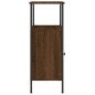 vidaXL Nachttische 2 Stk. Braun Eichen-Optik 41x31x80 cm Holzwerkstoff vidaXL Nachttische 2 Stk. Braun Eichen-Optik 41x31x80 cm Holzwerkstoff