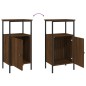 vidaXL Nachttische 2 Stk. Braun Eichen-Optik 41x31x80 cm Holzwerkstoff vidaXL Nachttische 2 Stk. Braun Eichen-Optik 41x31x80 cm Holzwerkstoff