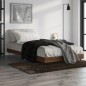 vidaXL Bettgestell Braun Eichen-Optik 90x200 cm Holzwerkstoff vidaXL Bettgestell Braun Eichen-Optik 90x200 cm Holzwerkstoff