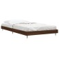 vidaXL Bettgestell Braun Eichen-Optik 90x200 cm Holzwerkstoff vidaXL Bettgestell Braun Eichen-Optik 90x200 cm Holzwerkstoff
