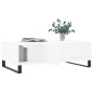 vidaXL Couchtisch Weiß 104x60x35 cm Holzwerkstoff vidaXL Couchtisch Weiß 104x60x35 cm Holzwerkstoff