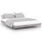 vidaXL Bettgestell Grau Sonoma 140x200 cm Holzwerkstoff vidaXL Bettgestell Grau Sonoma 140x200 cm Holzwerkstoff