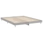 vidaXL Bettgestell Grau Sonoma 140x200 cm Holzwerkstoff vidaXL Bettgestell Grau Sonoma 140x200 cm Holzwerkstoff
