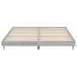 vidaXL Bettgestell Grau Sonoma 140x200 cm Holzwerkstoff vidaXL Bettgestell Grau Sonoma 140x200 cm Holzwerkstoff