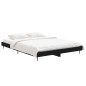 vidaXL Bettgestell Schwarz 135x190 cm Holzwerkstoff vidaXL Bettgestell Schwarz 135x190 cm Holzwerkstoff