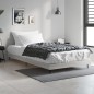 vidaXL Bettgestell Grau Sonoma 90x190 cm Holzwerkstoff vidaXL Bettgestell Grau Sonoma 90x190 cm Holzwerkstoff