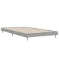vidaXL Bettgestell Grau Sonoma 90x190 cm Holzwerkstoff vidaXL Bettgestell Grau Sonoma 90x190 cm Holzwerkstoff