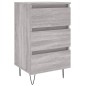 vidaXL Nachttisch Grau Sonoma 40x35x69 cm Holzwerkstoff vidaXL Nachttisch Grau Sonoma 40x35x69 cm Holzwerkstoff