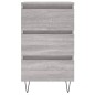 vidaXL Nachttisch Grau Sonoma 40x35x69 cm Holzwerkstoff vidaXL Nachttisch Grau Sonoma 40x35x69 cm Holzwerkstoff