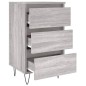 vidaXL Nachttisch Grau Sonoma 40x35x69 cm Holzwerkstoff vidaXL Nachttisch Grau Sonoma 40x35x69 cm Holzwerkstoff