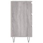 vidaXL Nachttisch Grau Sonoma 40x35x69 cm Holzwerkstoff vidaXL Nachttisch Grau Sonoma 40x35x69 cm Holzwerkstoff