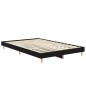 vidaXL Bettgestell Schwarz 120x190 cm Holzwerkstoff vidaXL Bettgestell Schwarz 120x190 cm Holzwerkstoff